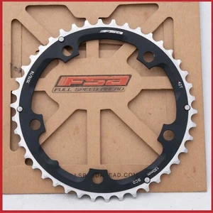 NOS FSA CHAINRING 39T 130 9 SPEED ROAD RACING BIKE BICYCLE OLD INNER BLACK - Picture 1 of 3