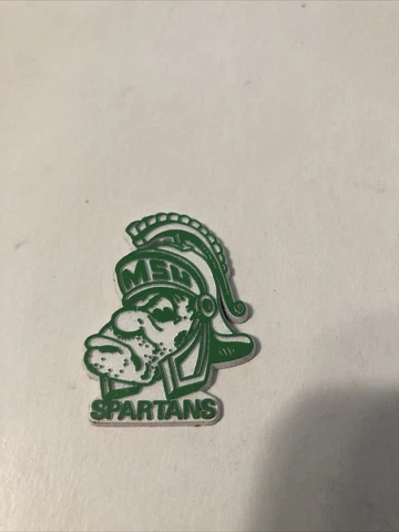 Vintage **New**MSU Michigan State University Spartans Rubber Magnet Cover