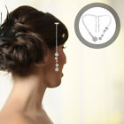  2 Pcs Rhinestone Headpiece for Women Silver Wedding Hair Clip Miss