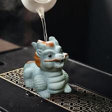 Figurine de Dragon chinois en argile violette, Statue de Dragon pour