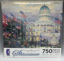 Jigsaw Puzzle Thomas Kinkade Painter of Light Puzzle 750 Piece Shimmer Ceaco NEW