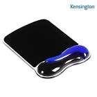 Kensington Mouse Mat with Wrist Rest Blue / Black  Duo Wave Gel