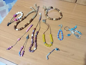 Lot Greek Worry Beads/Komboloi--With Handmade--All In Used Condition - Bild 1 von 5