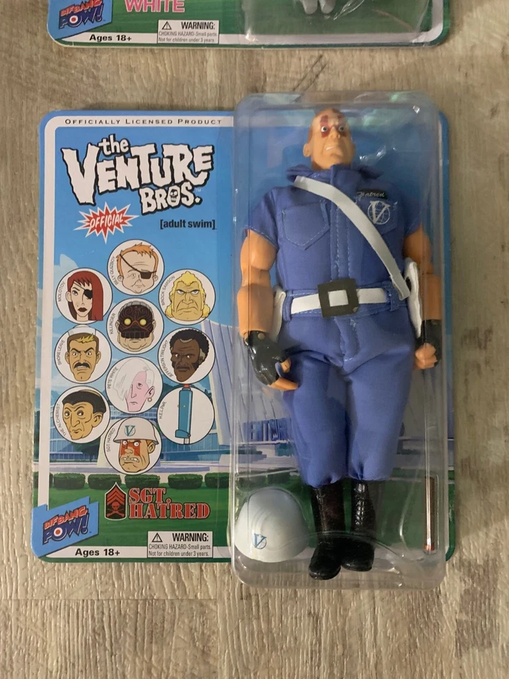 Estuche Mego Bif Bang Pow Sgt Hatred Venture Brothers sin usar, en caja nuevo Foto 1 de 2