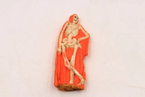 "Vela vintage Gurley 8,5"" Halloween esqueleto parca RARA sin usar" - Imagen 1 de 7