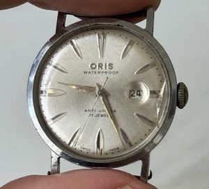 Reloj Oris Anti Choque Vintage 17 Joyas Hecho en Suiza - Imagen 1 de 8