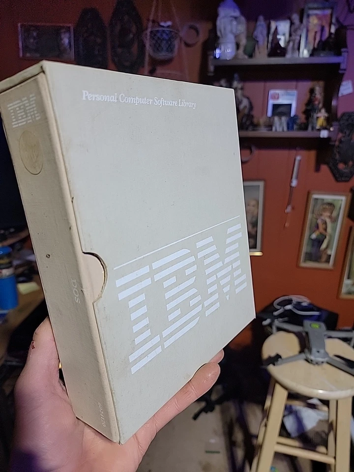 Винтажная дисковая операционная система 1983 IBM DOS 2.10 6024120 5,25 дюйма оригинальное руководство Tk - Изображение 1 из 4