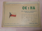 QSL RADIO CARD - OK1HA - CZECHOSLOVAKIA - 1948