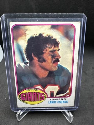 1976 Topps #437 LARRY CSONKA New York Giants HOF - Image 1 of 4