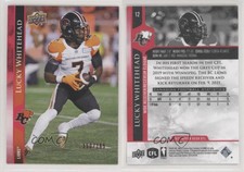 2021 Upper Deck CFL Red /165 Lucky Whitehead #12