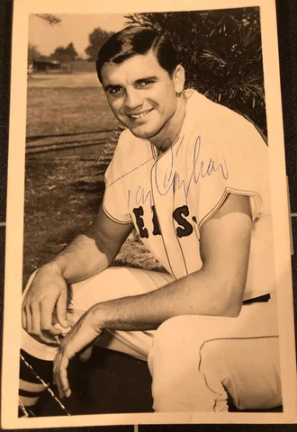 Tony Conigliaro Signed Postcard 1967 Boston Red Sox  Casual Spring Training Ex Cover