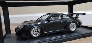 AUTOart PORSCHE 911 (996) GT3 RSR PLAIN BLACK 1/18 SCALE DIECAST MODEL RARE! - Picture 1 of 14