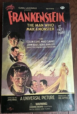 Figura de película Sideshow Frankenstein 12" FRITZ Universal Monsters 2001 NUEVO Foto 1 de 4