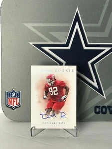 2012 Prime Signatures Platinum Dontari Poe Auto Rc Serial # 1/5 RARE DALLAS!!! - Picture 1 of 5