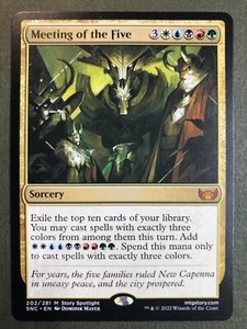 MTG Meeting of the Five Streets of New Capenna 202/281 Regular Mythic Pack Fresh - Picture 1 of 4