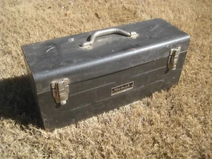 Vintage Heavy Duty Homak Metal Toolbox, Model 920, FREE SHIPPING - Picture 1 of 12