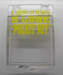 LUHR JENSEN 5 Lure Pocket Box Vintage Collectors New Spinner Salmon Steelhead - Picture 1 of 6