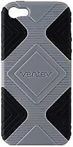 Ventev Protective Case for iPhone 5, Gray/Black - Picture 1 of 8