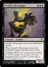 WOTC MtG Dark Ascension Geralf's Messenger (R) NM