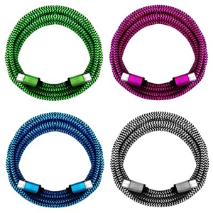 20cm 50cm 1m 2m 3m Premium Nylon USB C auf Typ C Schnell Ladekabel Datenkabel - Afbeelding 1 van 21