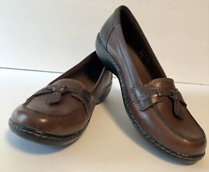 Collection by Clarks Womens Slip On , Brown Loafer. US Size 7.5