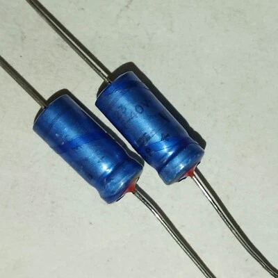 Condensateur chimique électrolytique 2,2 uF 40 v 2,2 µF  NOS Lot 2 Pcs    G3h3 - Photo 1/4