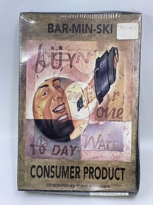 BAR-MIN-SKI: Consumer Product CD Rom Bill Barminski Jerry Hesketh 1993 SEALED - Image 1 of 4