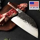 Butcher Knife Japanese Chef Knife Steel Meat Cleaver Cooking BBQ Tool Set Knives