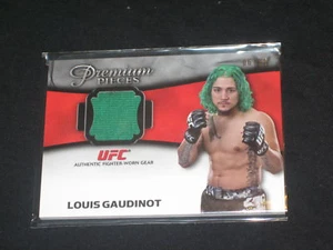 LOUIS GAUDINOT UFC TOPPS CERTIFIED AUTHENTIC FIGHTER WORN MEMORABILIA CARD 6/88 - Picture 1 of 2