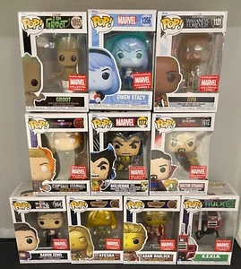 Lot of 10 Funko Pop Vinyl Figures Marvel Collector Corps Exclusives MCC 11/9 Bl - Picture 1 of 12