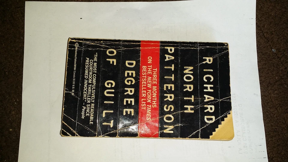 Degree of Guilt - mass market paperback Patterson, Richard North - Image 1 of 1