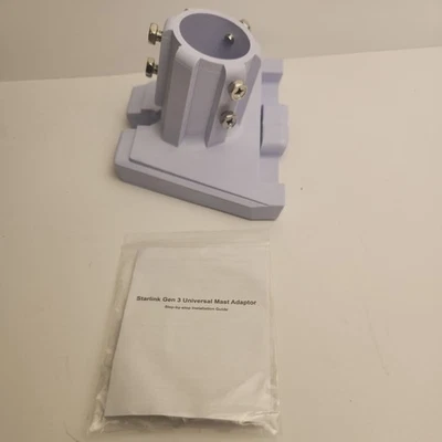 Adaptador de Tubería Starlink Gen 3, Kit de Montaje de Adaptador de Montaje en Poste, Compatible con ST Foto 1 de 4