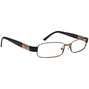 Versace Eyeglasses MOD. 1121 1061 Brown Rectangular Frame Italy 53[]17 135 - Picture 1 of 6