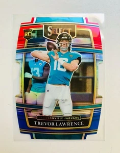 2021 Select TREVOR LAWRENCE Concourse Red White Blue Prizm Die Cut RC #43 - Picture 1 of 3