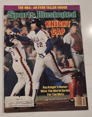1986 Sports Illustrated November 3rd Issue with Mailing Label Ray Knight - Image 1 of 2