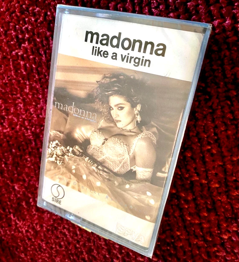 MADONNA КАК VIRGIN КАССЕТА ЛЕНТА СИНГАПУР АЛЬБОМ WEA ПРОМО СИНИЙ БОКС-СЕТ НОВОМ! - Изображение 1 из 4