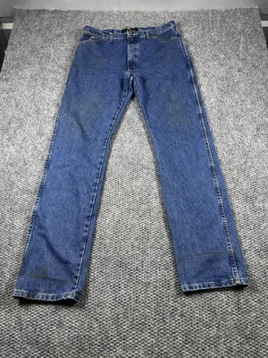 Мужские джинсы Wrangler George Strait 36x30 свободного покроя прямые штанины джинсовые брюки - Изображение 1 из 4