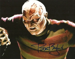 FOTO 8X10 FIRMADA POR FREDDY DE ROBERT ENGLUND 'PESADILLA EN ELM ST' *PRUEBA *CERTIFICADO DE AUTENTICIDAD 1 - Imagen 1 de 2