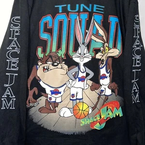 Vintage 1996 Space Jam t shirt large graphic single stitch Freeze xl read!! - Picture 1 of 11
