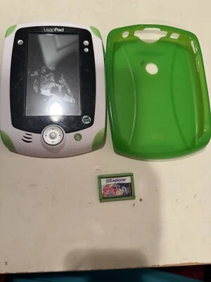 Leap Frog LeapPad #32200 Green/white With 1 Game Tested - Image 1 of 4