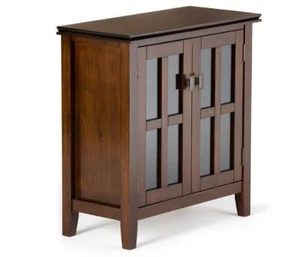 Artisan Solid Wood 30 in Wide Low Storage Cabinet - Picture 1 of 8