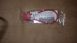 Red cable lock for pistol or shotgun, brand new