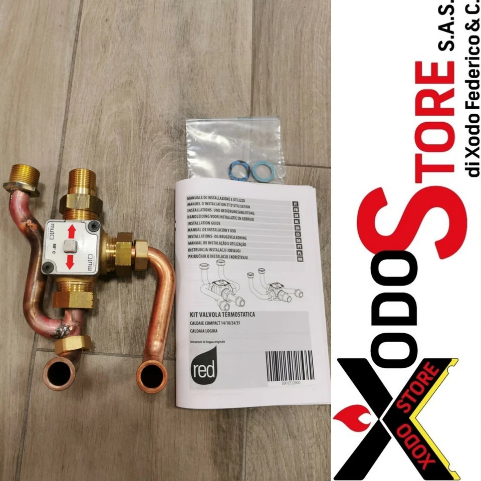 Kit valvola termostatica anticondensa originale MCZ RED 365 cod. 40A13016