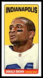 2012 Topps 1965 Mini Donald Brown Indianapolis Colts #64 - Picture 1 of 2