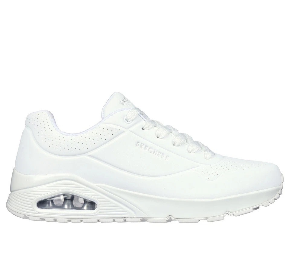 Scarpe Skechers Uno - Stand On Air Taglia 41 Cod 52458-WHT Bianco
