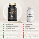 Collagen Powder Capsules + Vitamin A C &amp; E For Men &amp; Women Anti Ageing 90 Caps