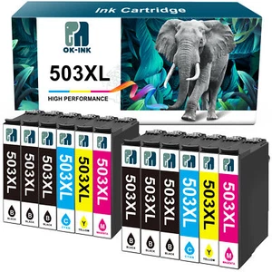 1-12x Patronen kompatibel für Epson 503XL XP-5200 XP-5205 WF-2960DWF WF-2965DWF - Bild 1 von 14