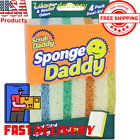 4 PCS Scrub Daddy Sponge Daddy Dual-Sided Non- Scratch Sponge