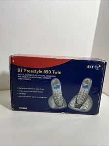 BT Freestyle 650 Twin Digital bezprzewodowa sekretarka telefoniczna duże przyciski - Zdjęcie 1 z 9