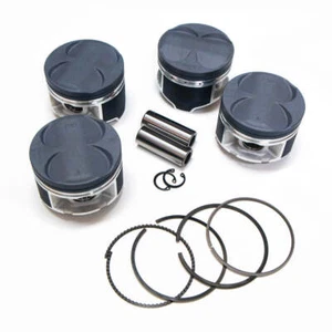 Pistones de alta compresión YCP JDM P30 con anillos para Honda B16 o B18 82 mm de diámetro - Imagen 1 de 5
